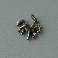 Silber 925 Pferd Anhänger