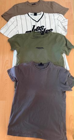 Kleiderpaket; 4 T-Shirts Gr. XS  & 5 Hosen Gr. 30/32_XS/S
