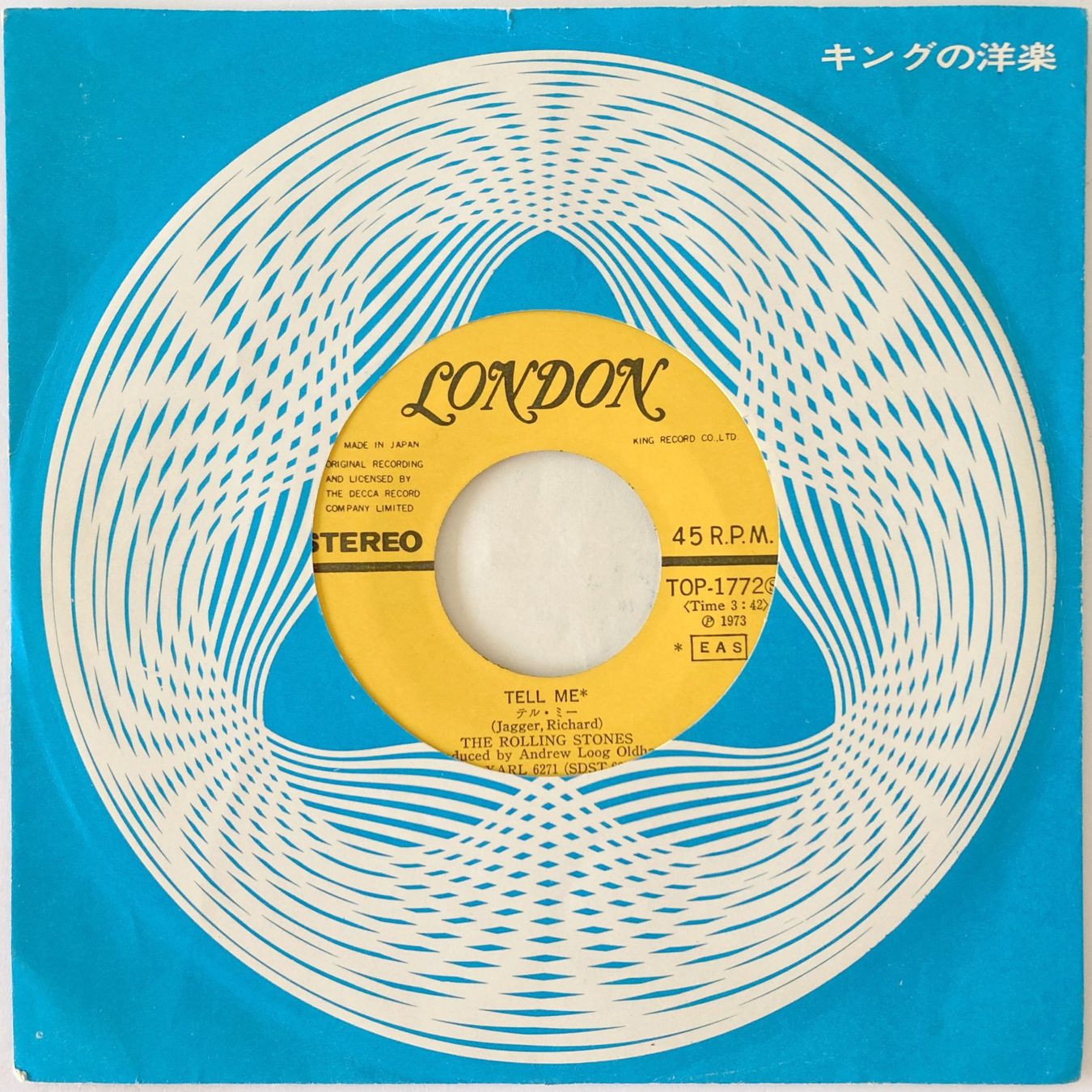 Dischi in vinile: ROLLING STONES - TELL ME – Usato da Bottens venduto da hotter-than-hell 2