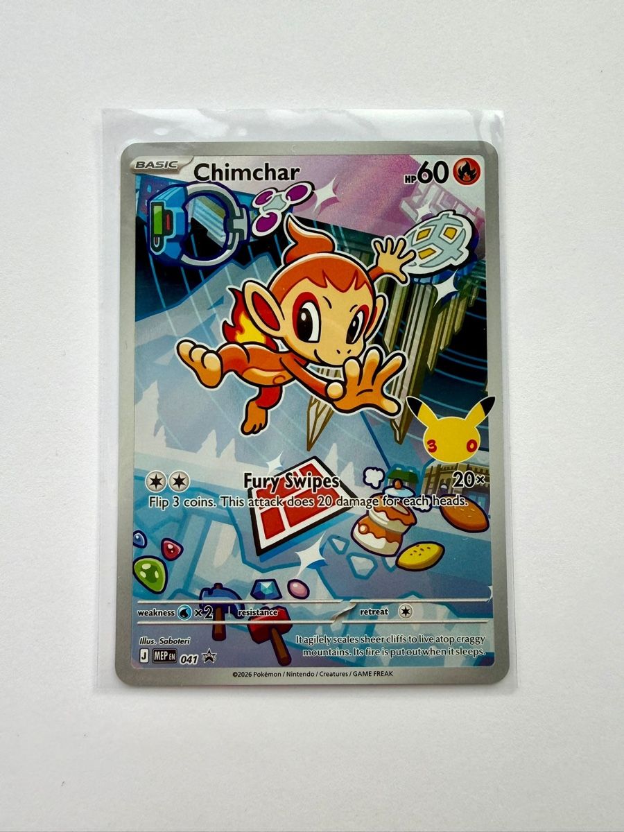 Pokémon Sammelbilder & Trading cards: Pokémon MEP Chimchar 041 EN – Neu (gemäss Beschreibung) aus Läufelfingen von Seraphim13