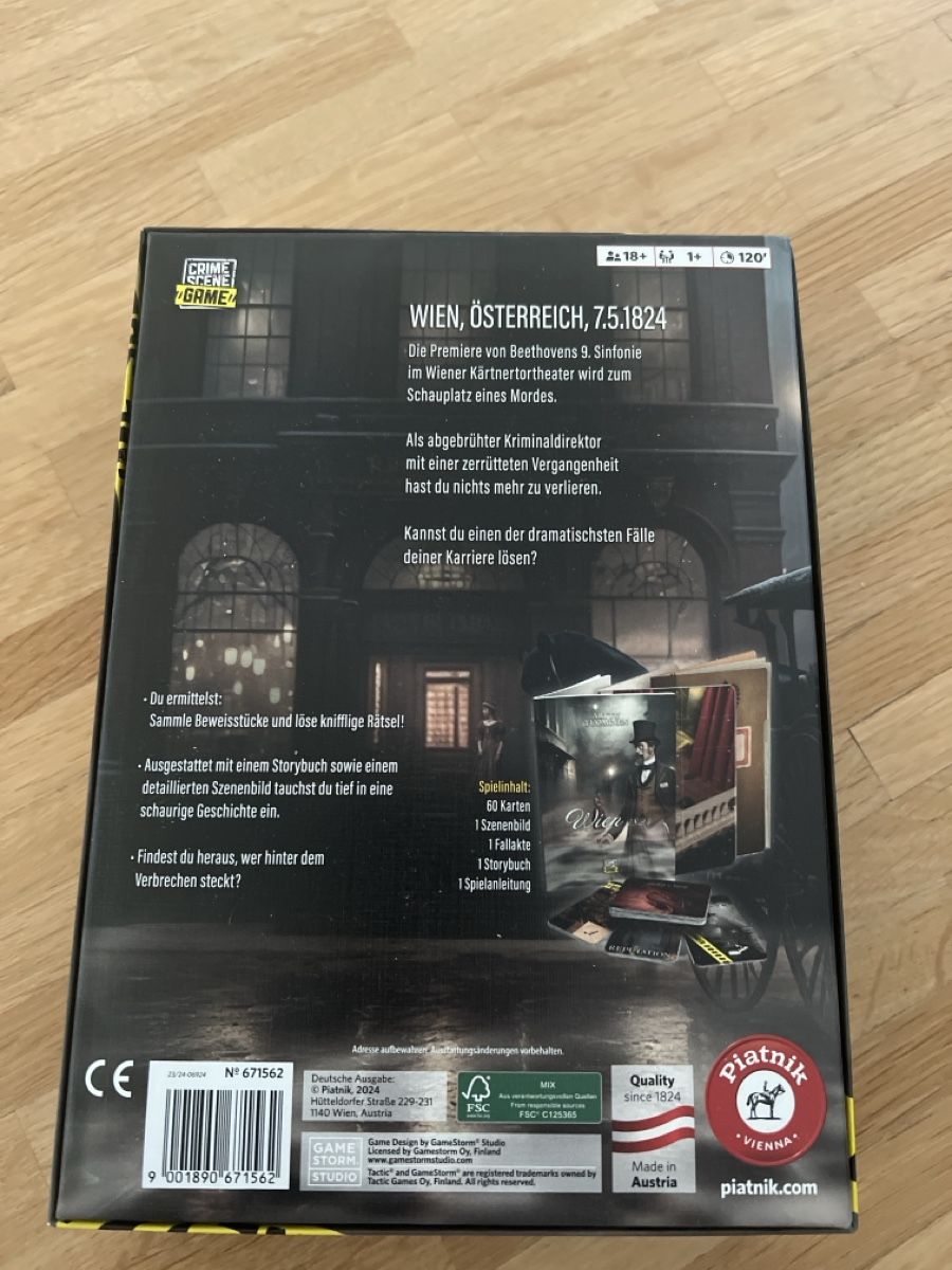 Spiele: Wien 1824 - Escape Game - Piatnik – Neu (gemäss Beschreibung) aus Heerbrugg von bluekolibri 1