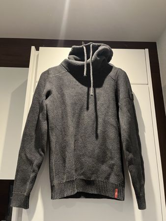 Herren Strickpullover mit Kapuze, edc