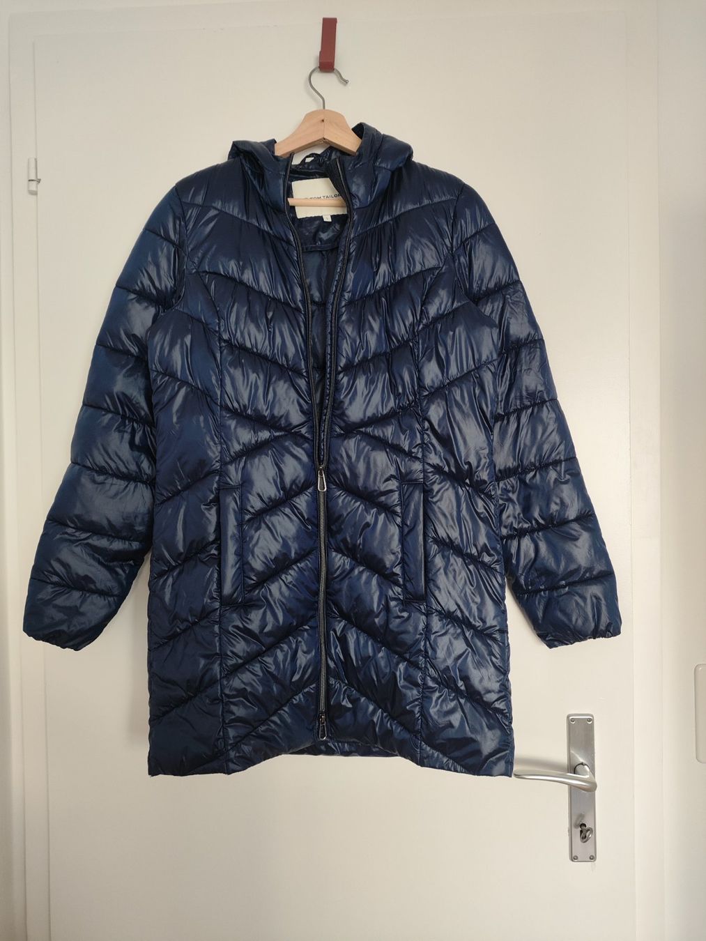 Tom Tailor Cappotti: Neu Tom Tailor Mantel Glanzblau 36 – Nuovo (secondo la descrizione) da Neuhausen venduto da JessIst