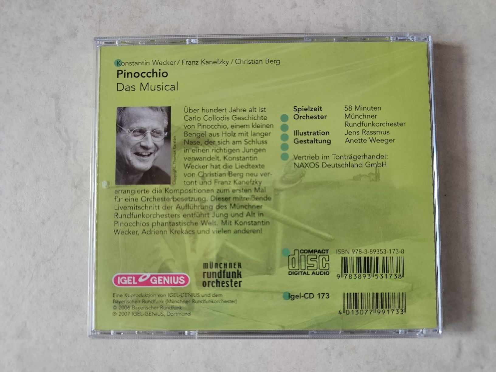 CD: Pinocchio  -  Das Musical / Mit Liedtexten Fabrikneu – Nuovo e nell'imballaggio originale da Schneisingen venduto da backstore24 1