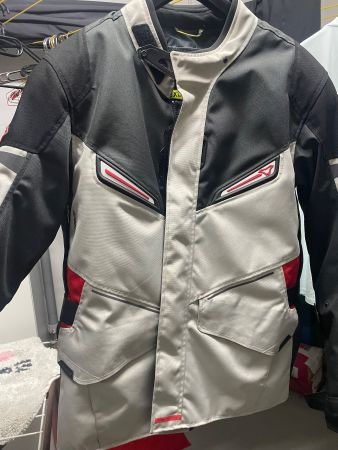 Motorradjacke XL, Top Zustand, wenig getragen, Grau/Rot