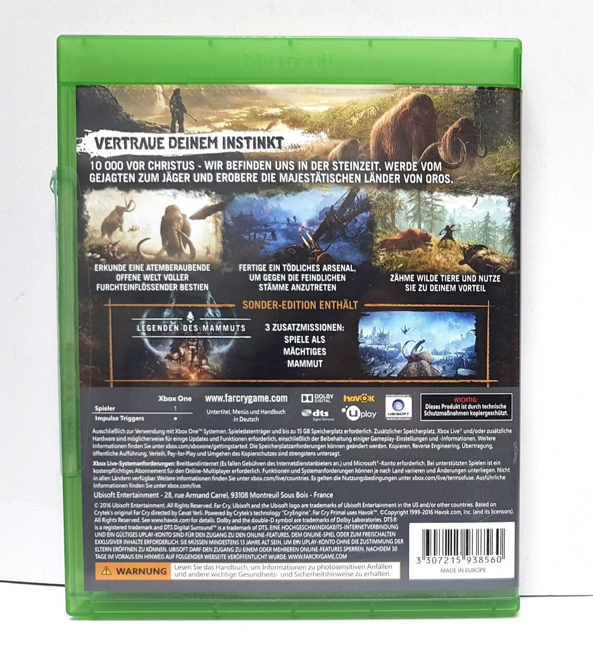 Microsoft Spiele: Far Cry Primal 100% UNCUT  Xb One – Gebraucht aus Schüpfheim von Games_Spielkonsolen 1