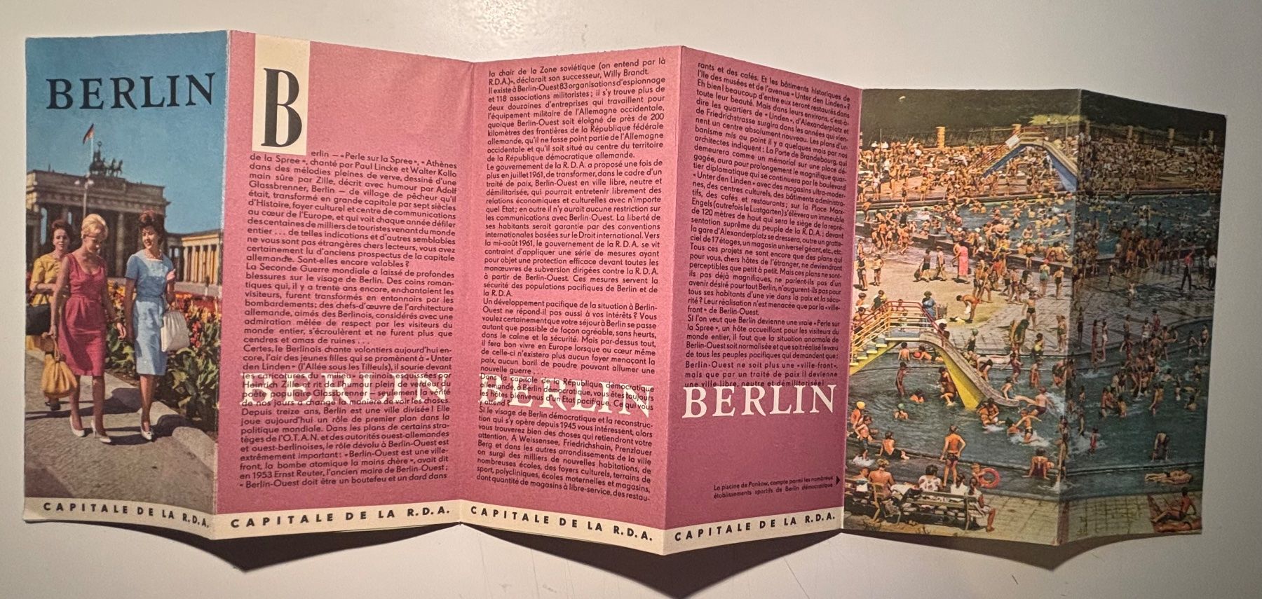 Documenti: Brochure Berlin Capitale de la RDA – Usato da Neuchâtel venduto da gefdeneuch 3