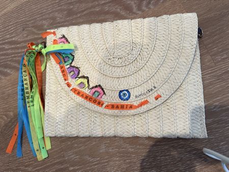 Borsa estiva in paglia fatta a mano, tracolla SOHOOSTYLE con