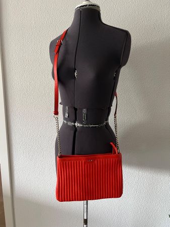 ✨ DKNY Leder Tasche orange edel & hochwertig wie neu
