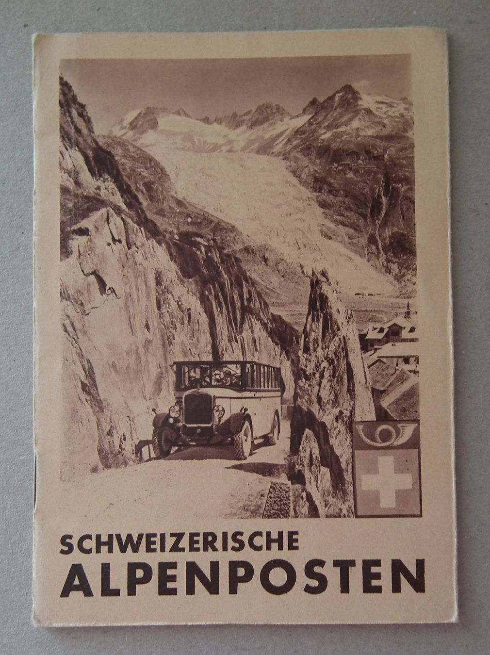 Dokumente: 1929 Broschüre  Schweizerische Alpenpost – Gebraucht aus Kriens von WULLU99