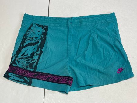 Vintage 80s Nike Short Challenge Court Agassi Gr XL