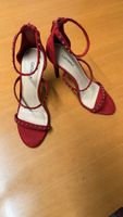 Highheels Pumps Celedine Sandalen rot mit Nieten Grösse 38 
