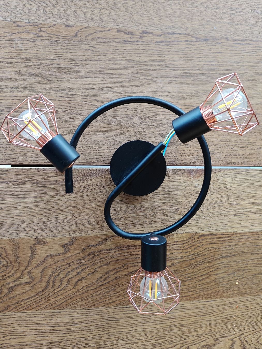 Lampadari & plafoniere: Deckenleuchte E14 schwarz/rose gold – Usato da Steinerberg venduto da uhupowerline 1