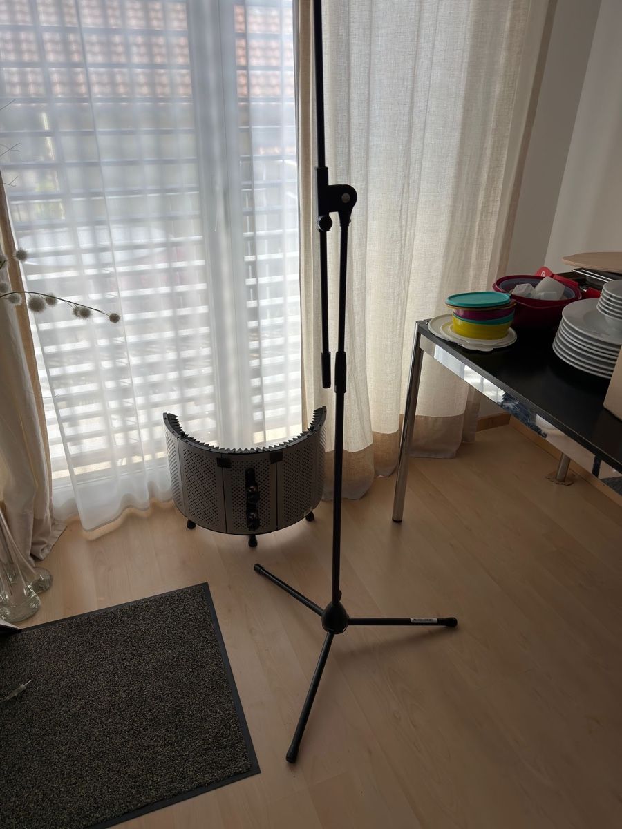 Supporti per strumenti musicali & leggii: Recording-Bundle: Mikrofon-Absorber & Stativ – Usato da Würenlos venduto da Renorin
