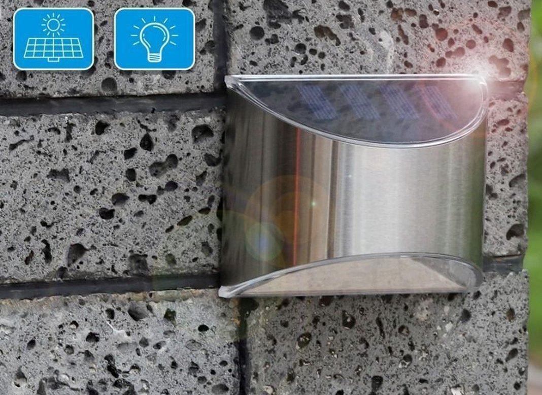 Lampade: 2 x LED-Aussen-Leuchte Solar IP44 – Nuovo e nell'imballaggio originale da St. Gallen venduto da schnaeppchen-preise 3