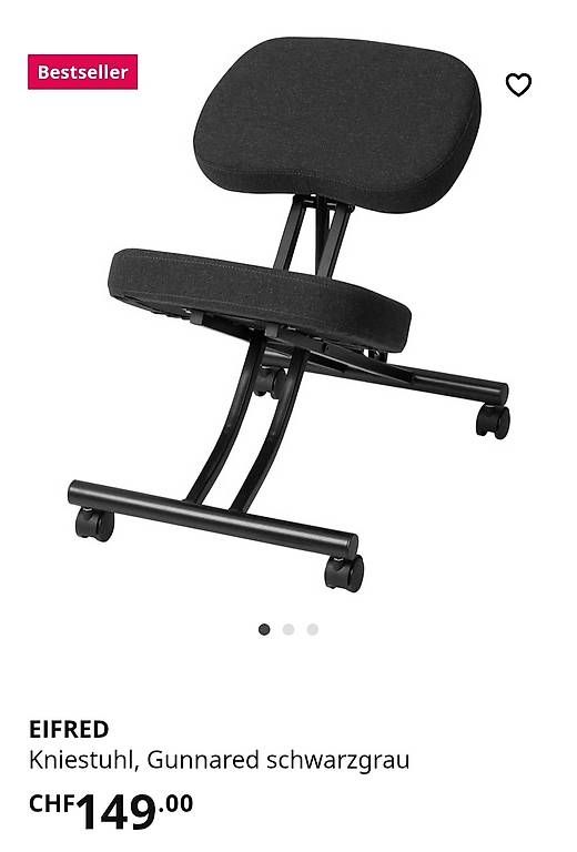 Ikea Sedie: Bürostuhl/Eifred/Kniestuhl – Usato da Triesen venduto da gab_cts9 3