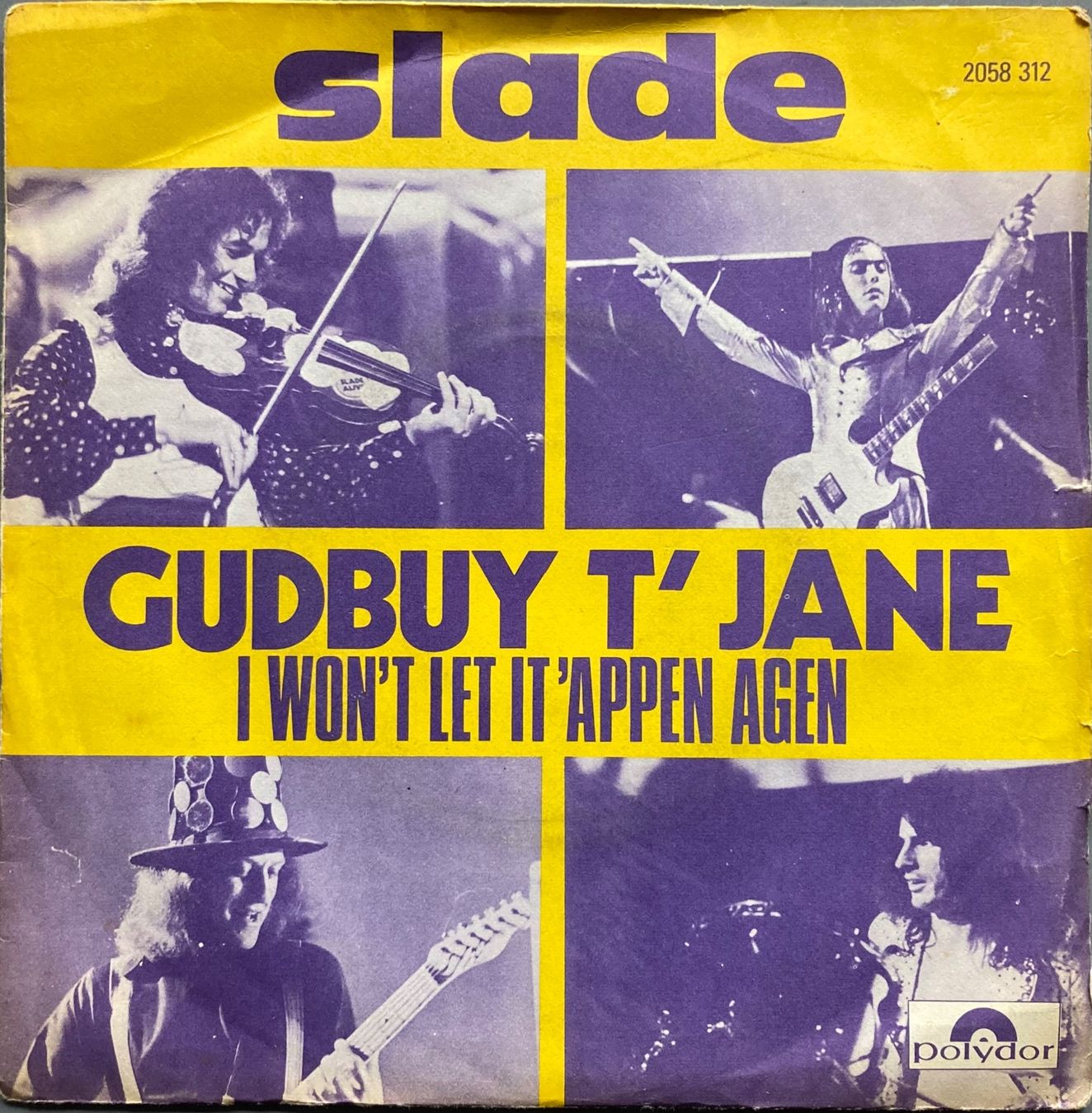 Schallplatten: SLADE - GUDBUY T' JANE – Gebraucht aus Poliez-Pittet von Newtown-Records