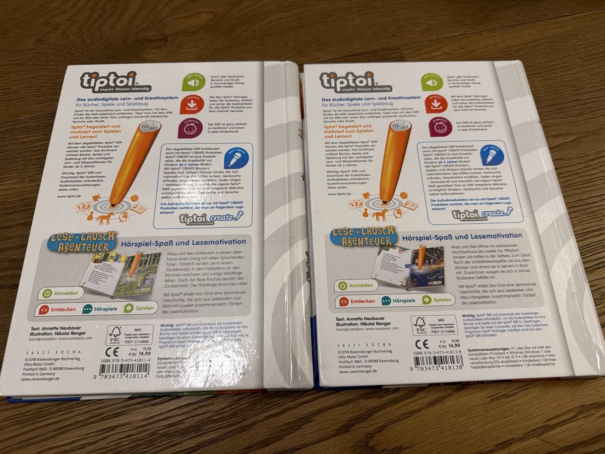Libri: Tiptoi 2er Set "Lese-Lausch-Abenteuer" – Usato da Birmensdorf ZH venduto da PolzerJ1 1