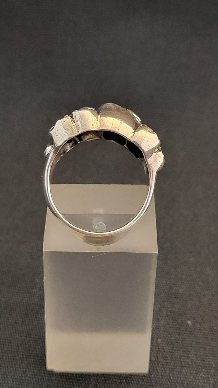 Anelli: Totenkopf-Ring Skulls Silber 925 – Usato da Basel venduto da spinne02 3