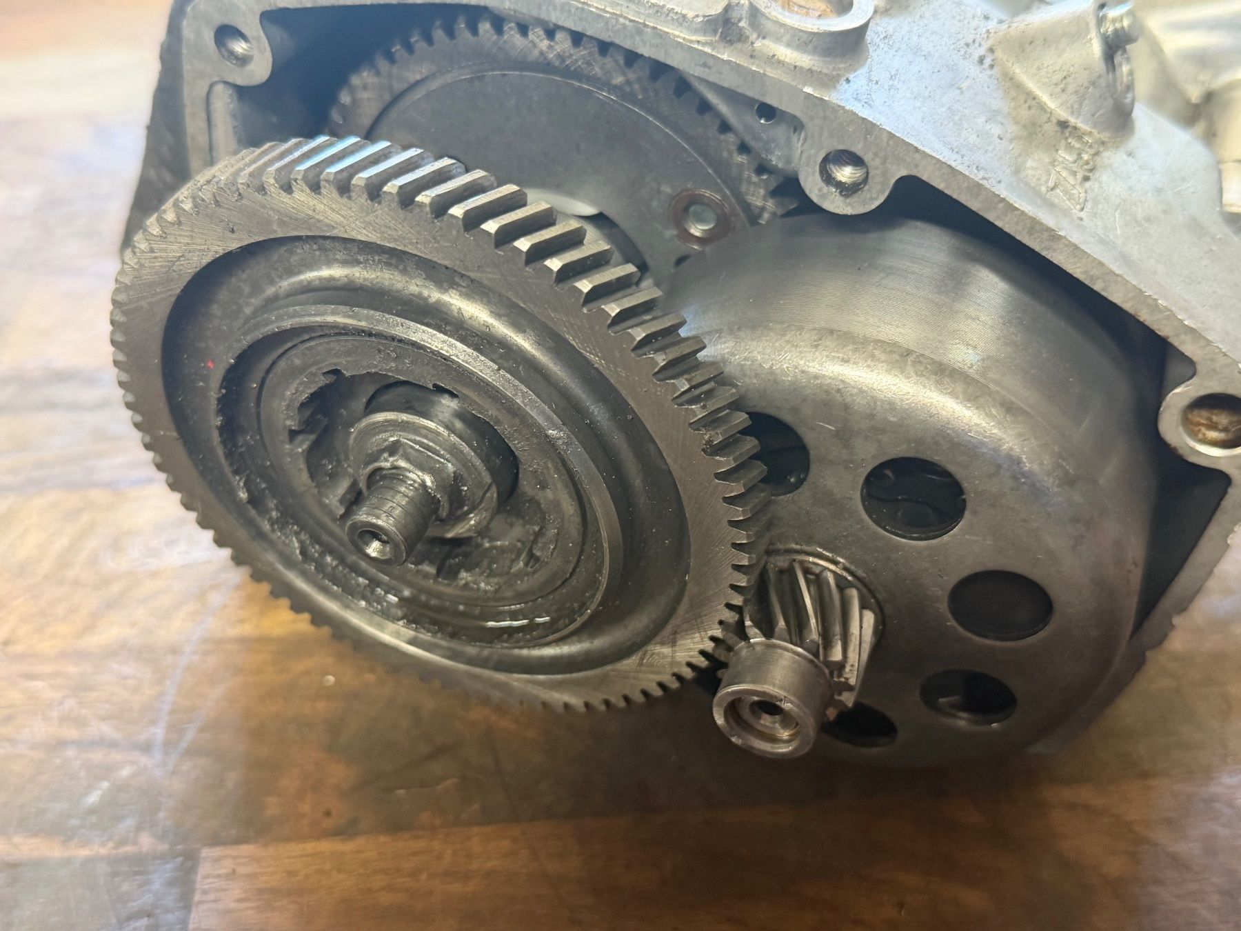 Pièces pour mobylette: Puch Za50 Motor Getriebe komplett – D'occasion à Bolken par si.x.las 1
