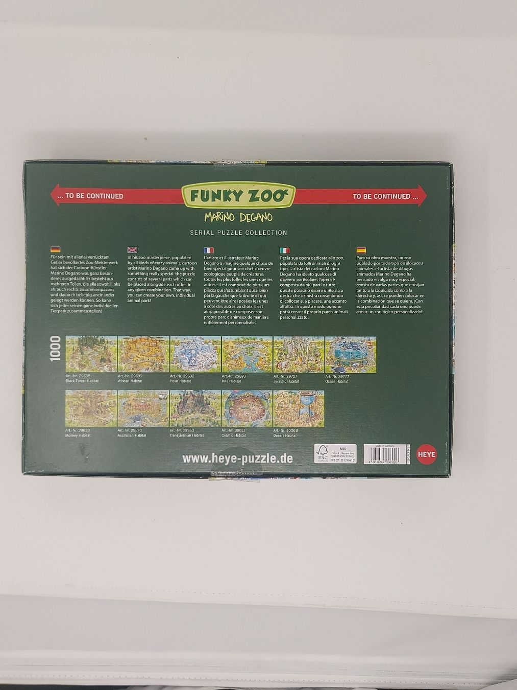 Heye Puzzle: Puzzle Funky Zoo Polar Habitat  – Usato da Meisterschwanden venduto da phaus38 2