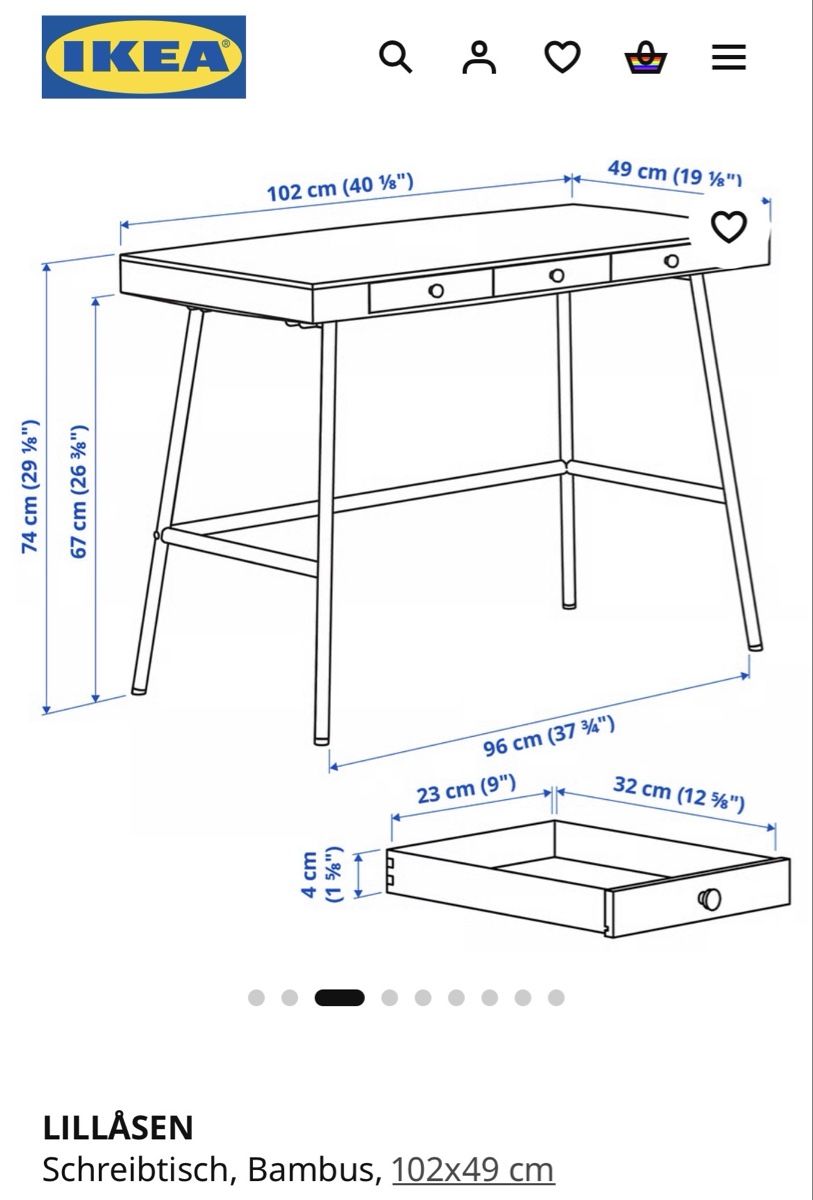 Scrivanie: Schreibtisch IKEA – Usato da Zürich venduto da eli_ry7v 1