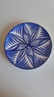 Vintage Platart S.L. Keramik Wandteller Spanien Blau Weiss