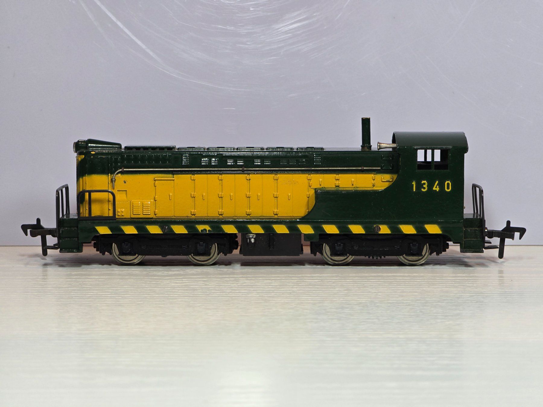 Fleischmann Trains électriques: Fleischmann, 1340A, Guss, Baldwin, grün/ gelb – D'occasion à Kloten par Nicola2 3