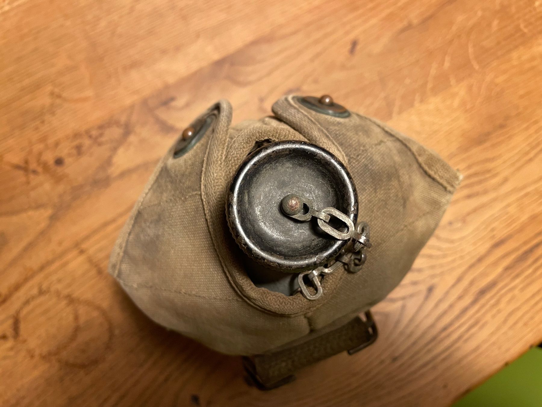 US Army Uniformi: Original us Army WW2 canteen – Usato da Oberbütschel venduto da Woodie2005 2