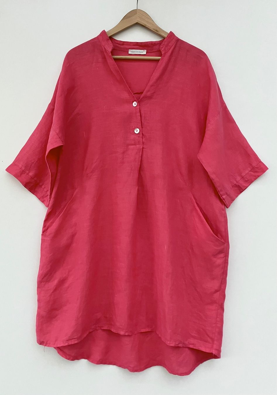 Vestiti: Made in Italy Leinen Kleid Gr.XL / XXL – Usato da Unterägeri venduto da Jutka_04