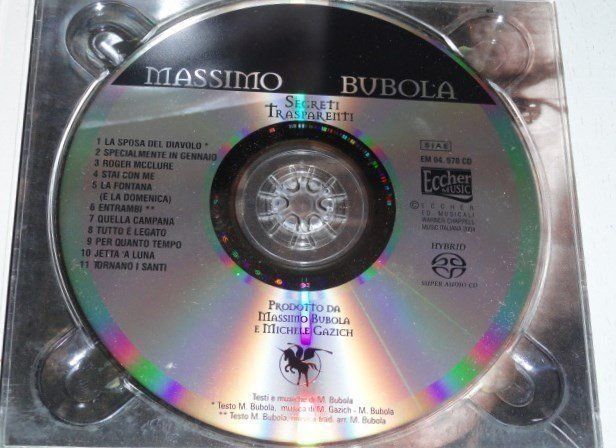 CD: Massimo Bubola - Segreti Transparenti – Usato da Unterbäch venduto da eqlut 4