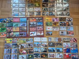 Taxcard Sammlung - über 100 Stück inkl. Album