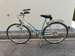 Damenvelo Tour de Suisse RS 500 hellblau gebrauchter Zustand
