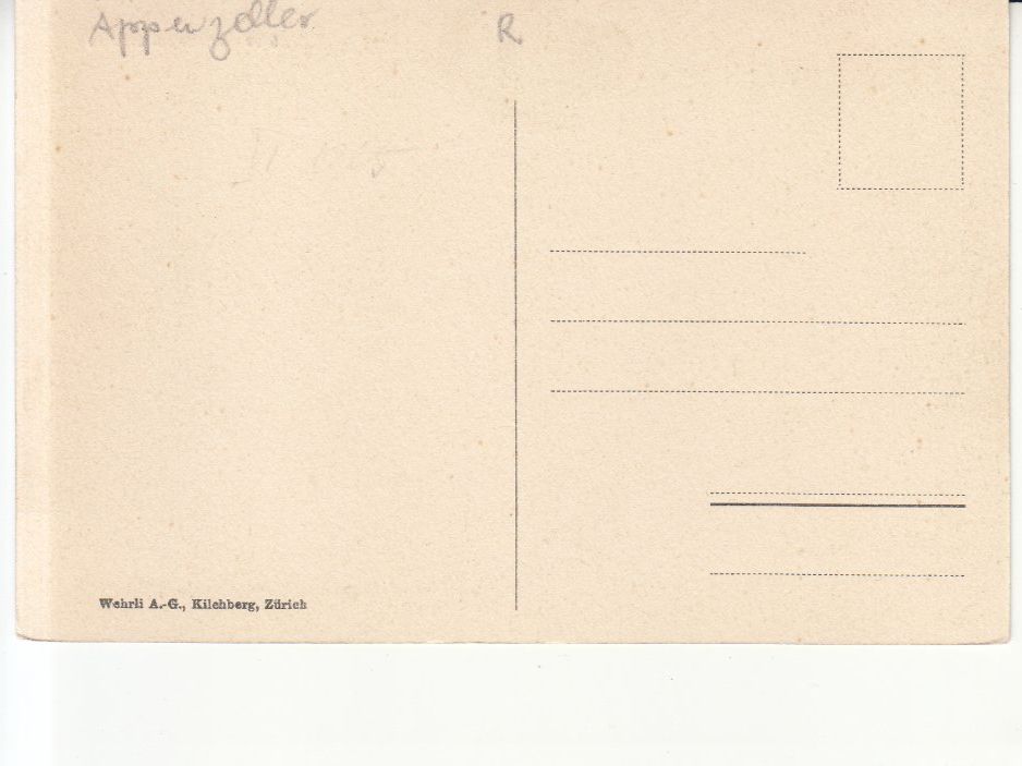 Cartoline postali: Appenzellerhaus ca. 1910 – Usato da Bürglen TG venduto da StampGraf 1