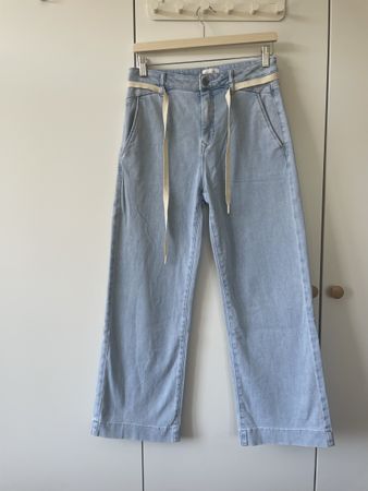 DAWN Denim Jeans DEW Flared W27/L28 Hellblau Bio-Baumwolle