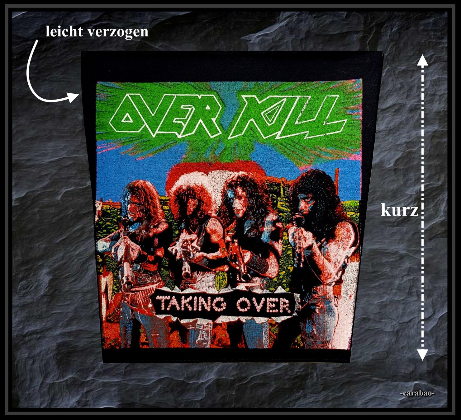 Toppe: Rückenaufnäher - Back Patch *Over Kill* Taking Over – Nuovo (secondo la descrizione) da Winterthur venduto da -carabao- 3