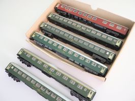 Liliput 6 x SBB Personenwagen Set 1:87 - H0