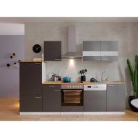 219 Küchenzeile Küchenblock 280cm W/GR - Küche Einbauküche