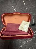 Gucci Brillenetui / Etui mit Zubehör – Samt Bordeaux