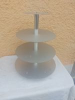Etagenständer Silber 4 Etagen neuwertig; 45/40/35/20 cm