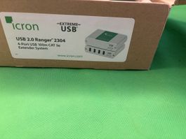 Icron USB 2.0 Ranger 2304 4-Port Extender Set neuwertig