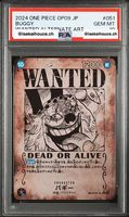 ONE PIECE PSA 10 - Buggy Wanted Alt Art