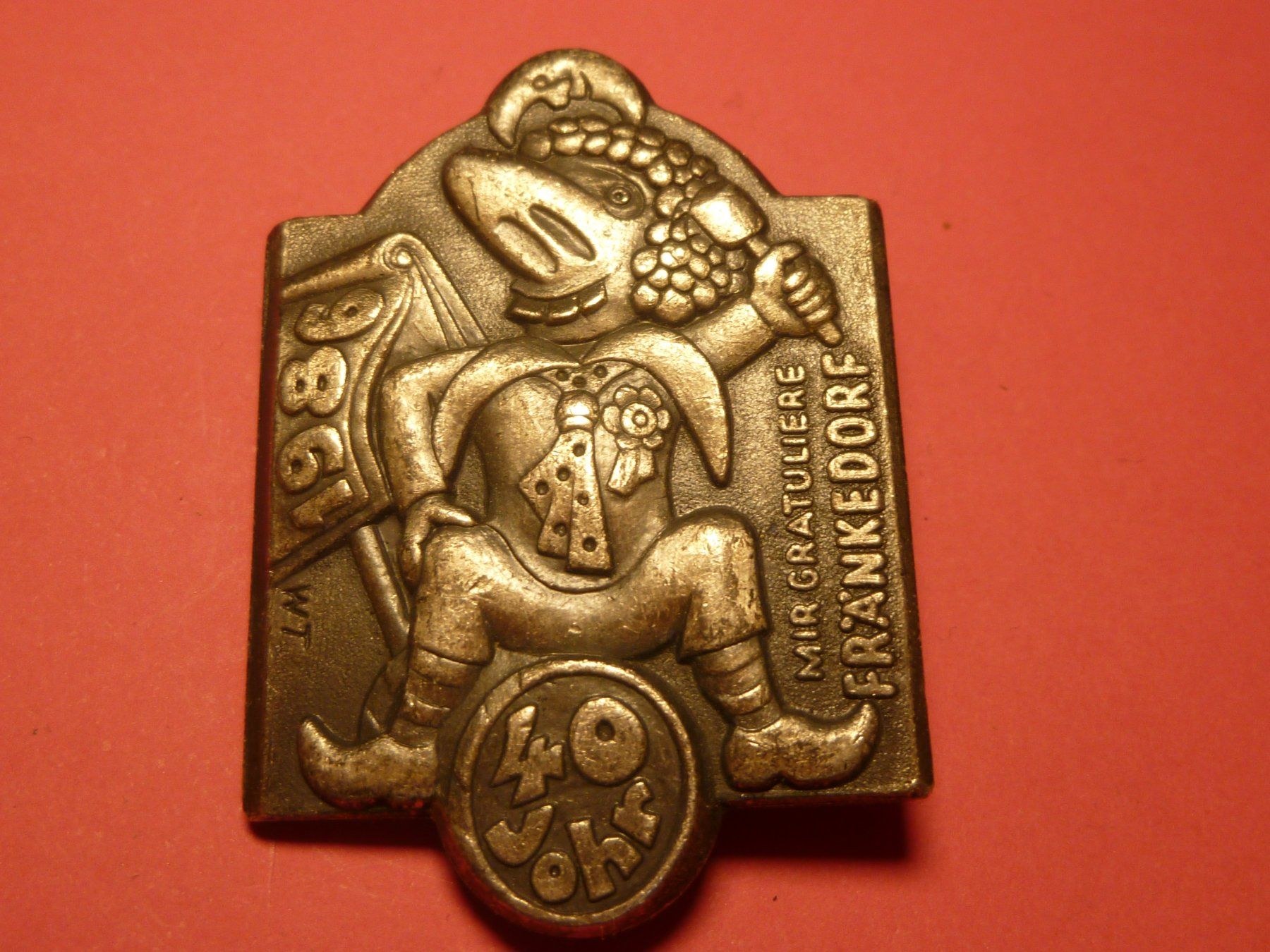 Placchette & Badge: FRÄNKEDORF 1986 SILBER – Usato da Ried (Muotathal) venduto da Mandarin02