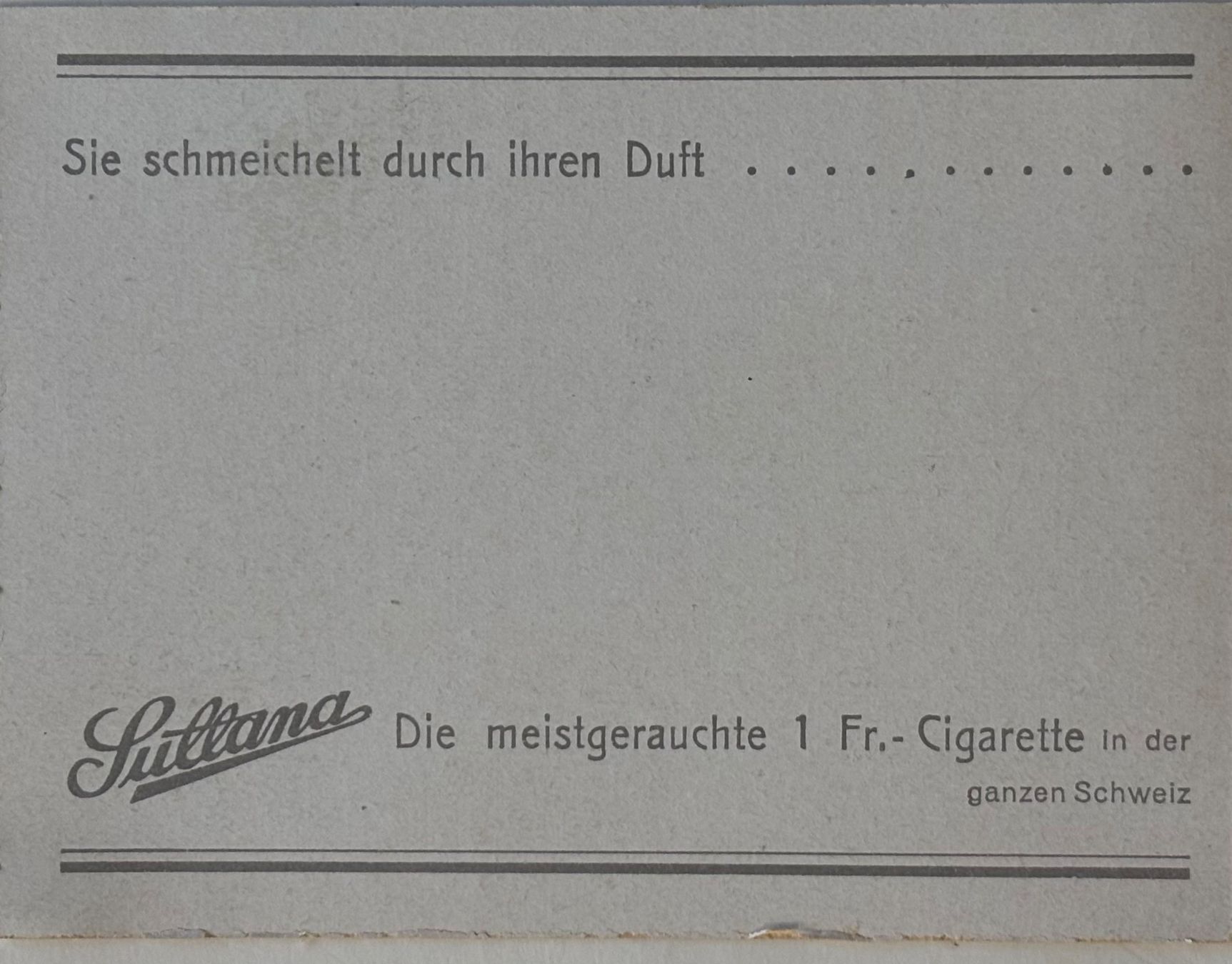 Cartoline postali: Sultana Zigarettenbild - Biel, Bienne – Usato da Frauenfeld venduto da Merk52 1