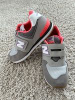 New Balance Kinder Sneaker, Grau/Pink, Gr. 34.5 (20.5 cm.)