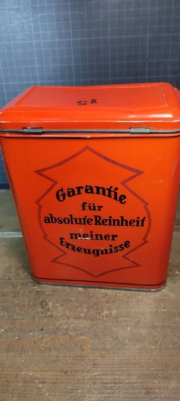 Barattoli: Wunderschöne antike Blechdose Hermann  Laue  Hamburg 6 – Usato da Gelterkinden venduto da MYSTOREFORYOU4460 2
