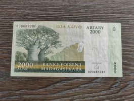Madagaskar 2'000 Ariary !!!!!!