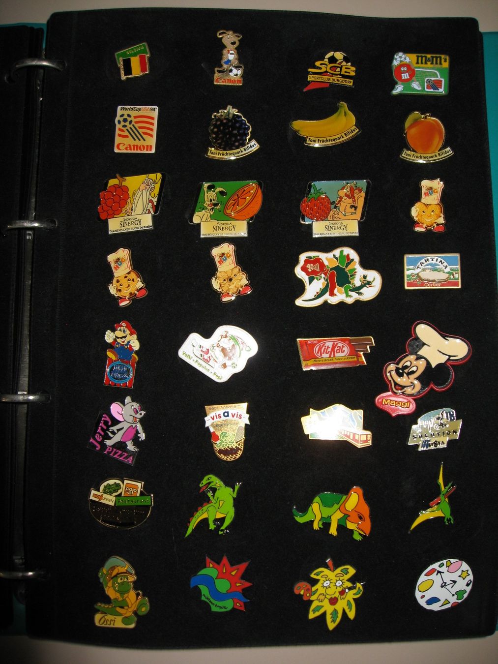Placchette & Badge: Sammelordner mit 126 Pins – Usato da Burgdorf venduto da Crubi 2