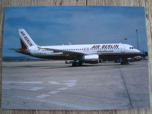 Cartoline postali: Air Berlin, Airbus A320-214, EC-HZU – Nuovo e nell'imballaggio originale da Thun venduto da Abigboss