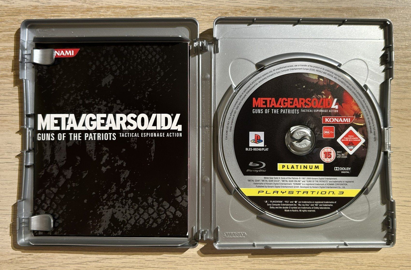 Sony Spiele: Metal Gear Solid 4 PS3 – Gebraucht aus St. Gallen von Alpine.Arcade 2